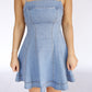 Wild Blue Denim Mini Dress