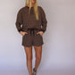 Darcy Striped Set - Brown