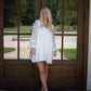 Linnie Embroidered Mini Dress - Ivory
