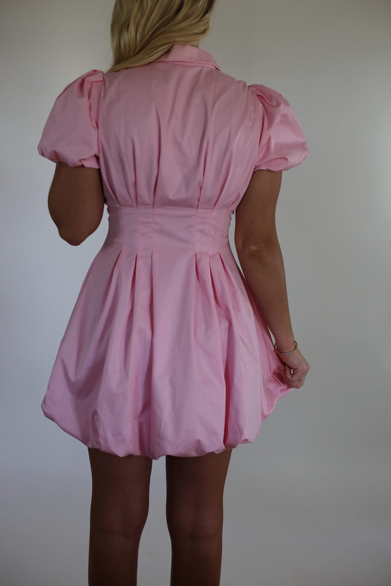 The Charlotte Dress - Baby Pink