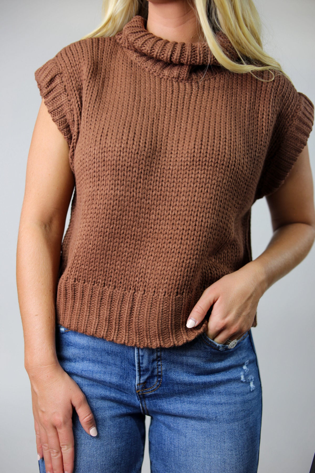 Angie Knit Turtleneck Sweater