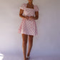 Polly Polka Dot Mini Dress - Pink