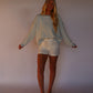 Seaside Stripe Sweater - Baby Blue