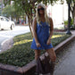 Roxi Ruffle Denim Mini Dress