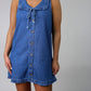 Roxi Ruffle Denim Mini Dress