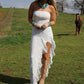 Camila Lace Maxi Dress - White