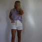 Darcy Cotton Shorts - Off White