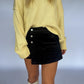 Ryder Corduroy Skort - Black