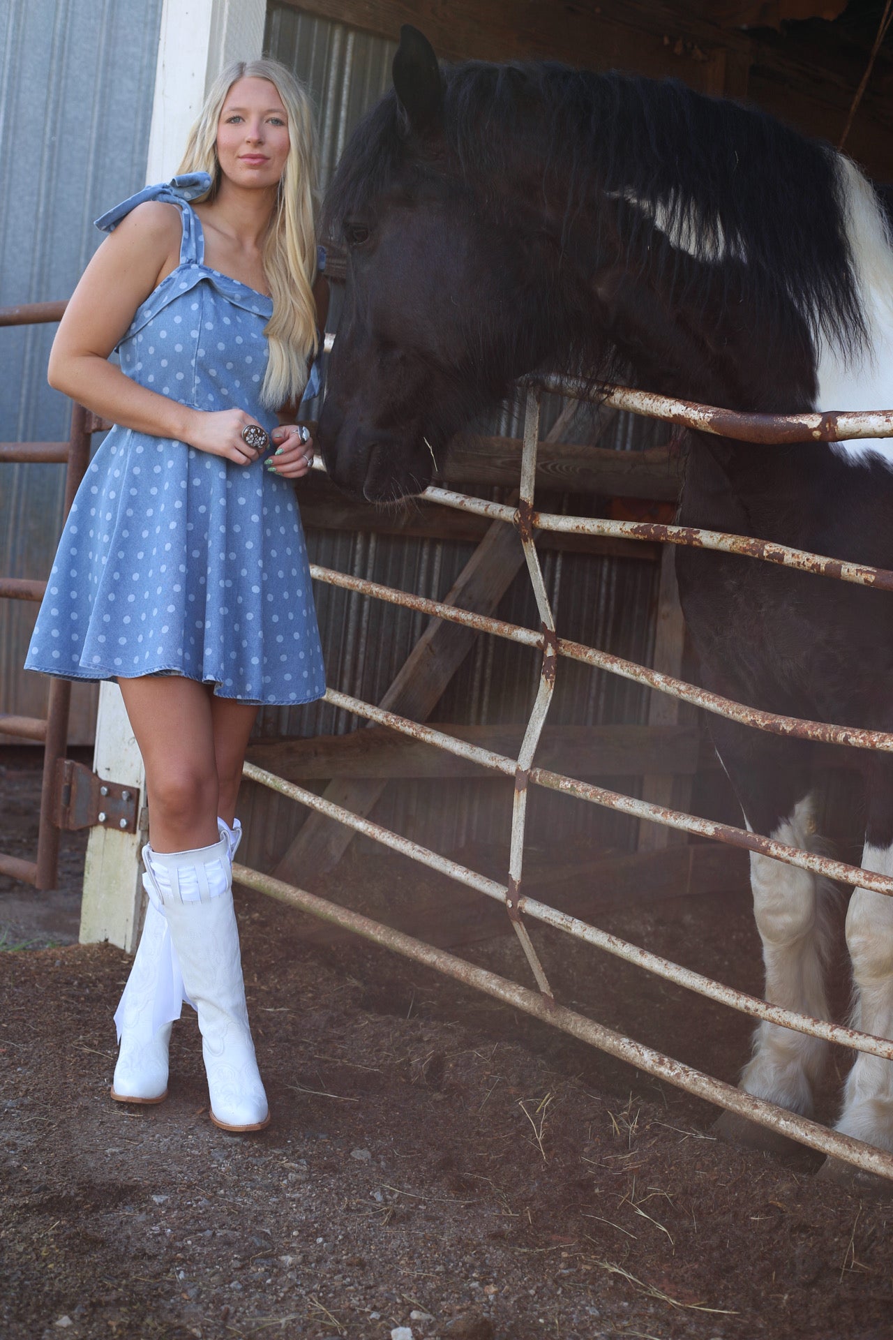 Mila Polka Dot Mini Dress