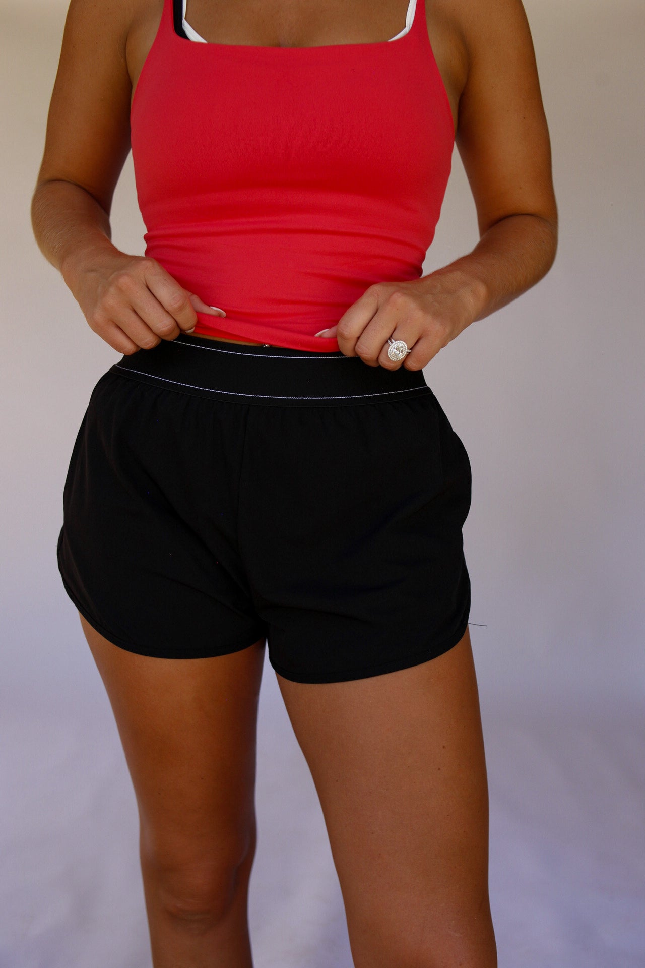Lightweight Comfortable Gym Shorts - Black
