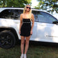 Harlow Contrast Romper - Black