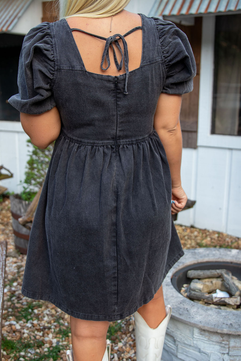 Denim Dreams Washed Dress FINAL SALE