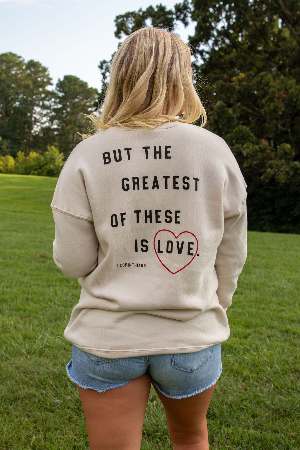 Faith Hope Love Crewneck