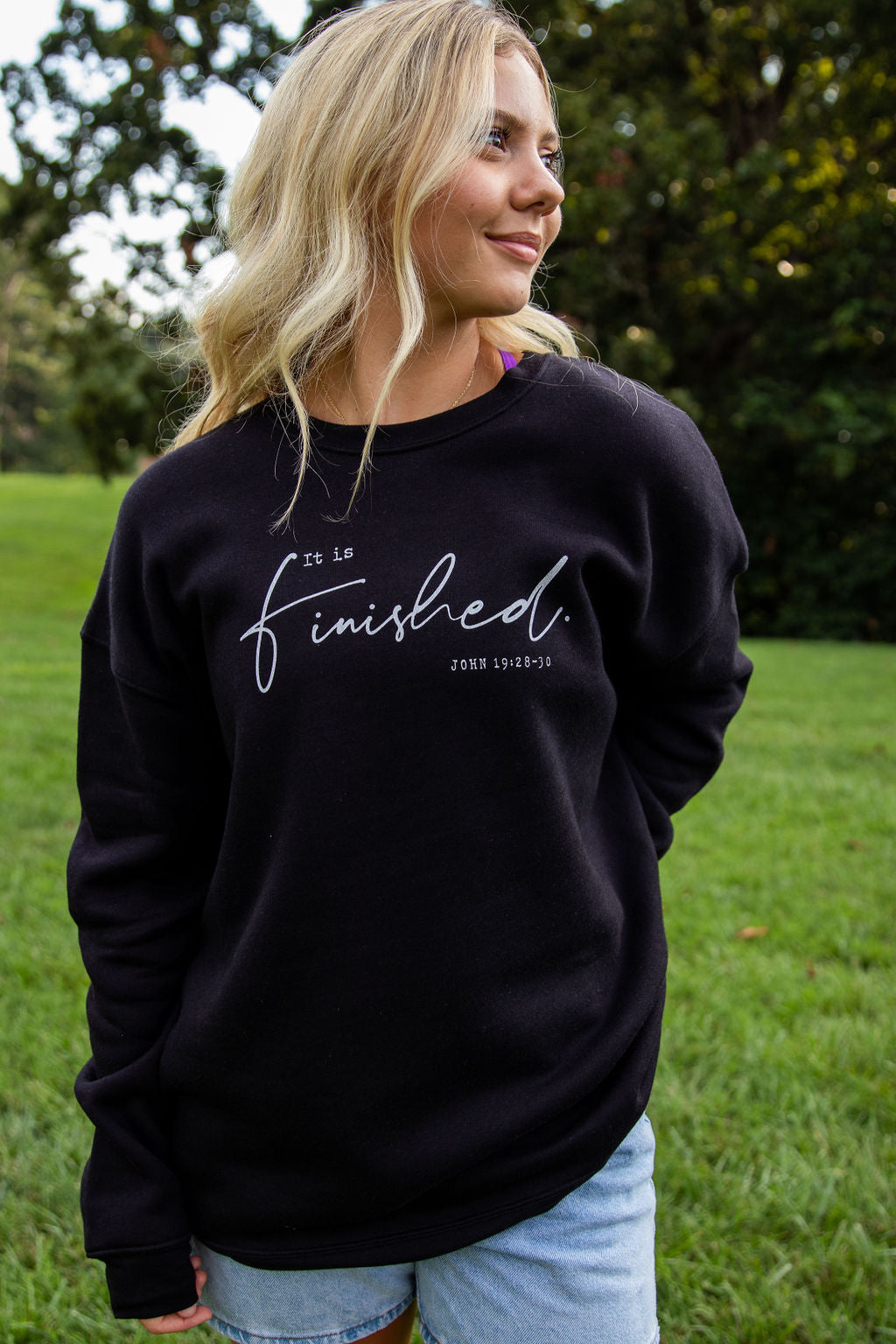 It Is Finished Crewneck