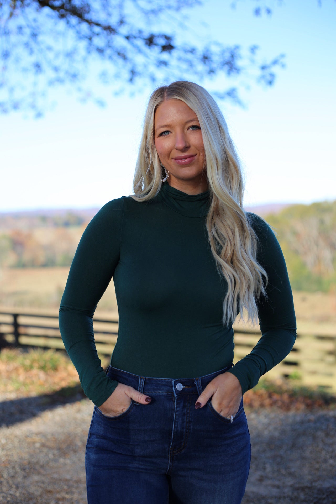 Sutton Top - Dark Green