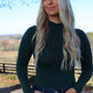 Sutton Top - Dark Green