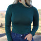 Sutton Top - Dark Green