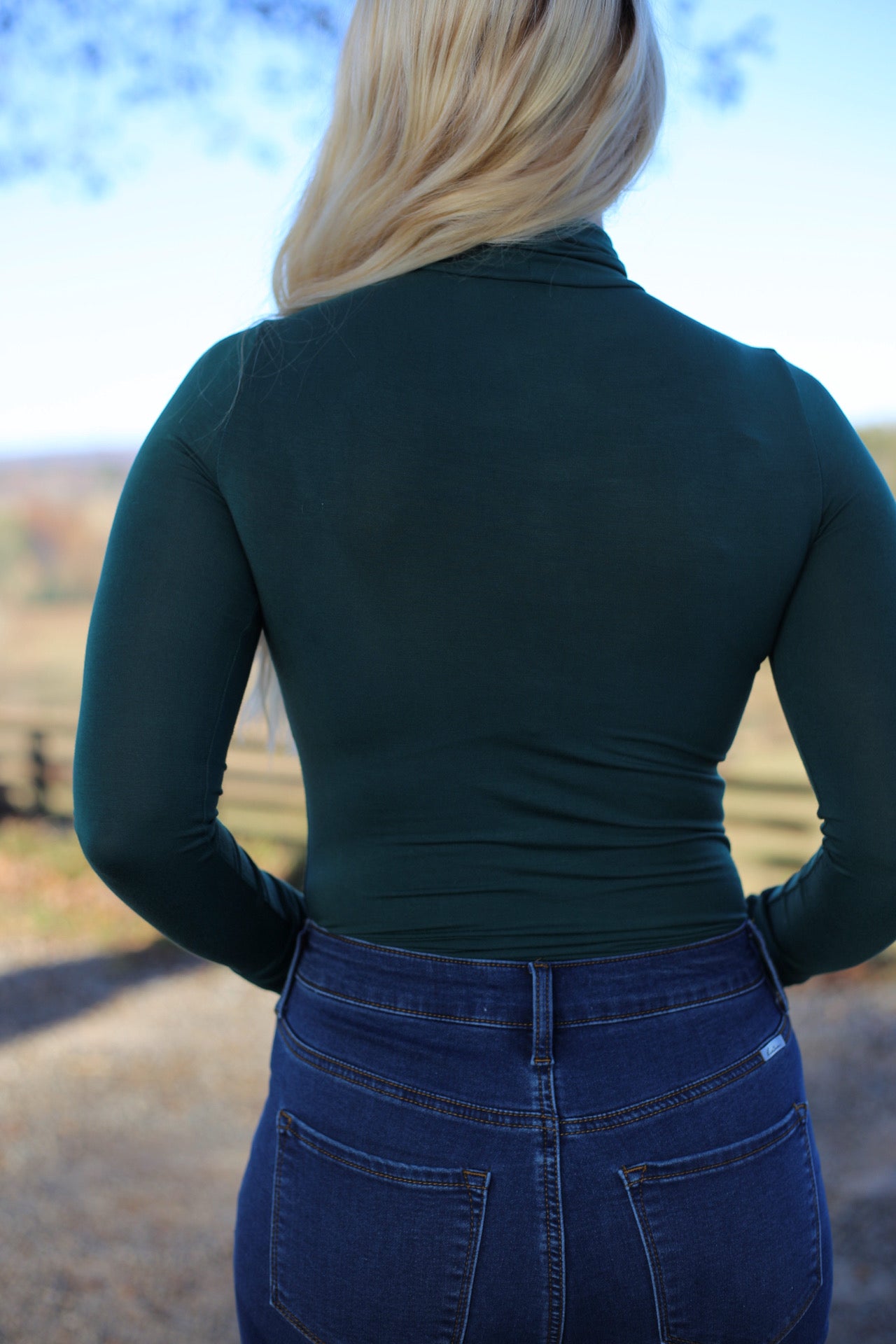 Sutton Top - Dark Green