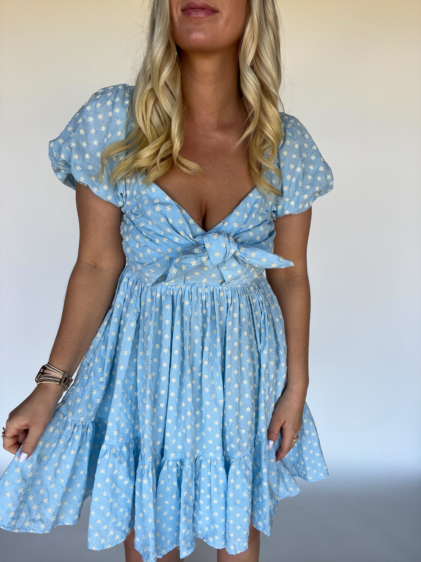 Casey Floral Tie Dress