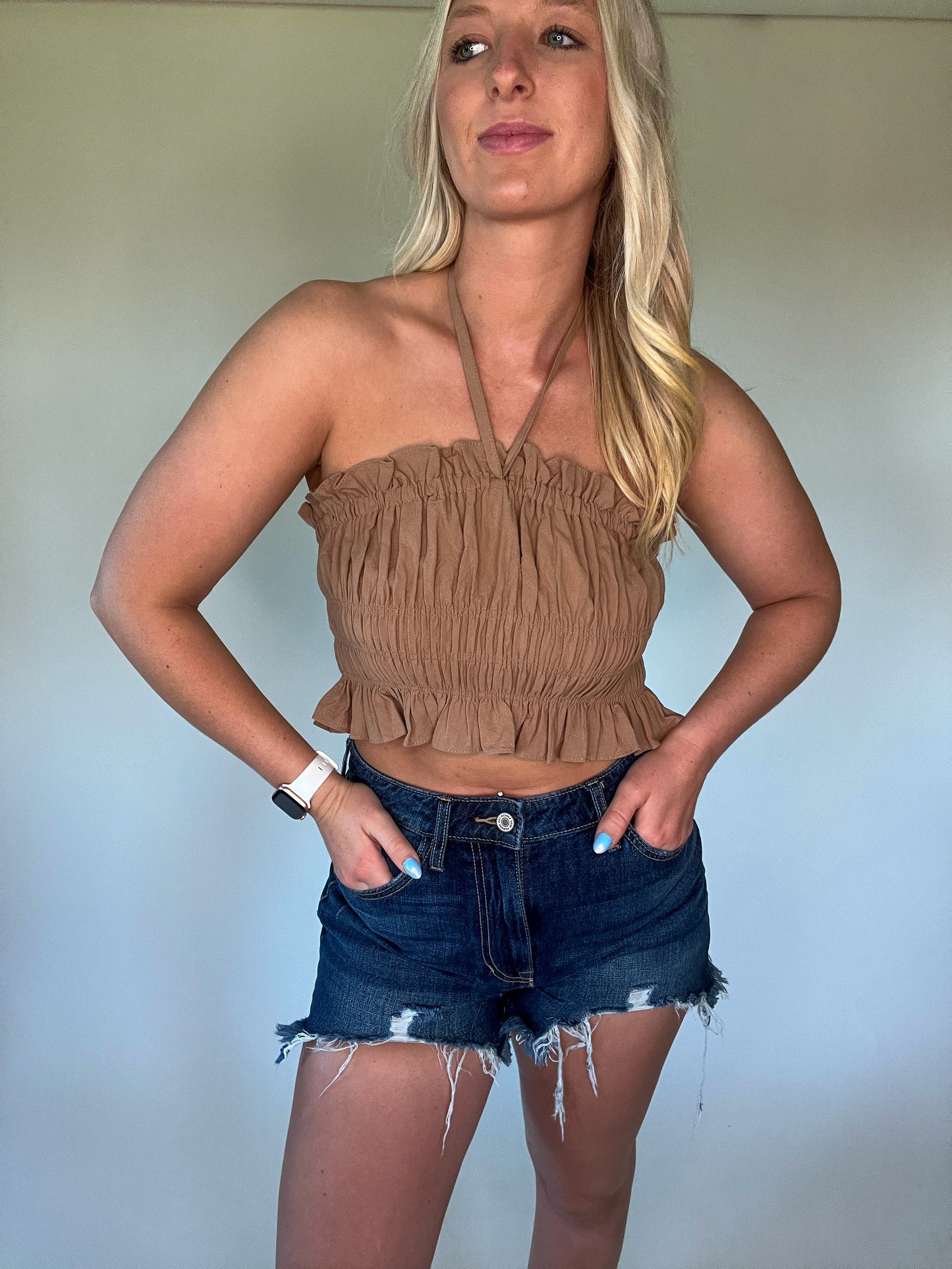 Avery Halter Neck Top