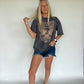 Free Bird Oversize Graphic Tee
