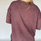 Gabby Waffle Knit Top - Mauve
