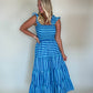 Vacay Skies Stripe Maxi Dress