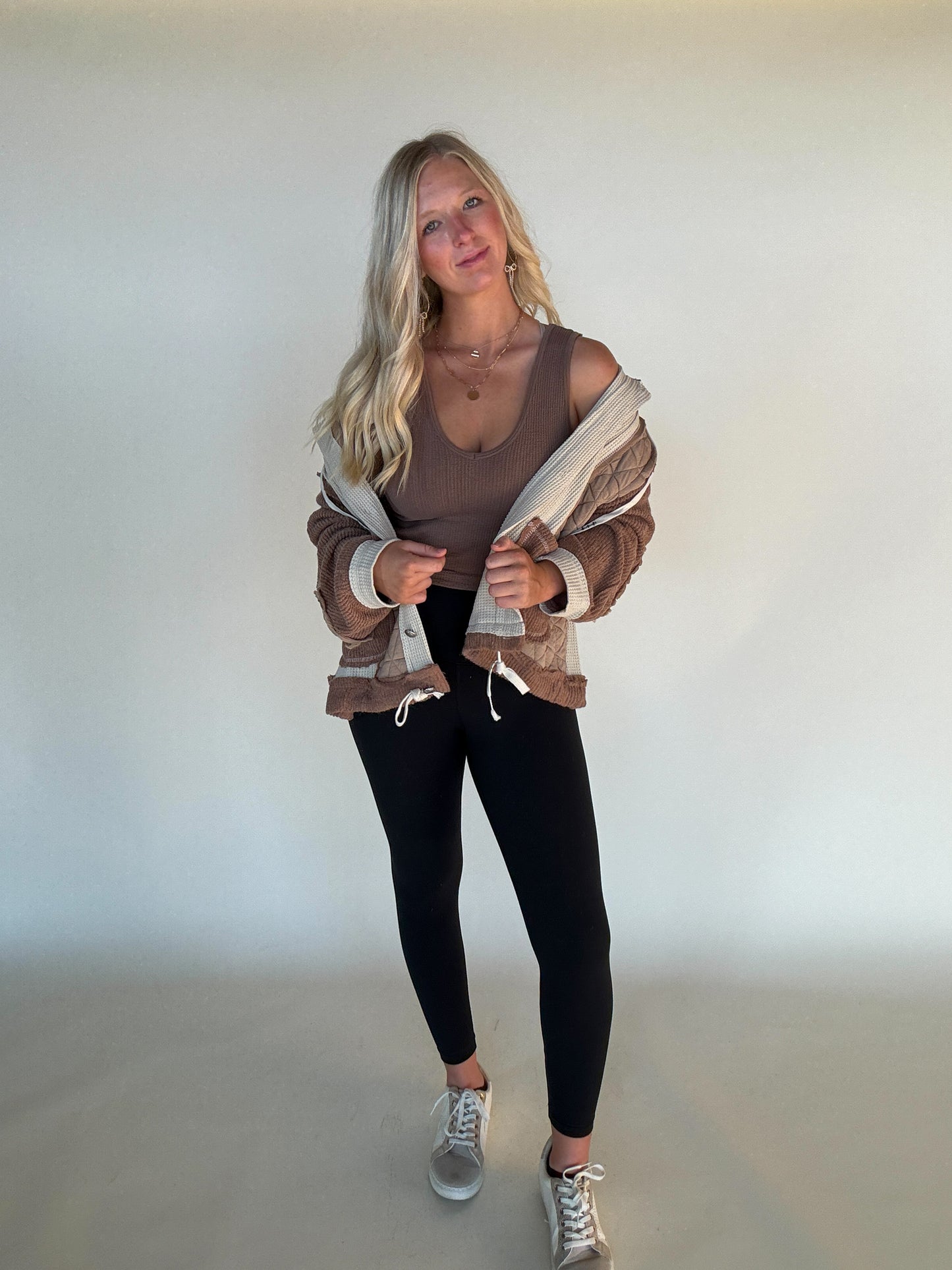 Miles Patchwork Hoodie - Oat/Cream