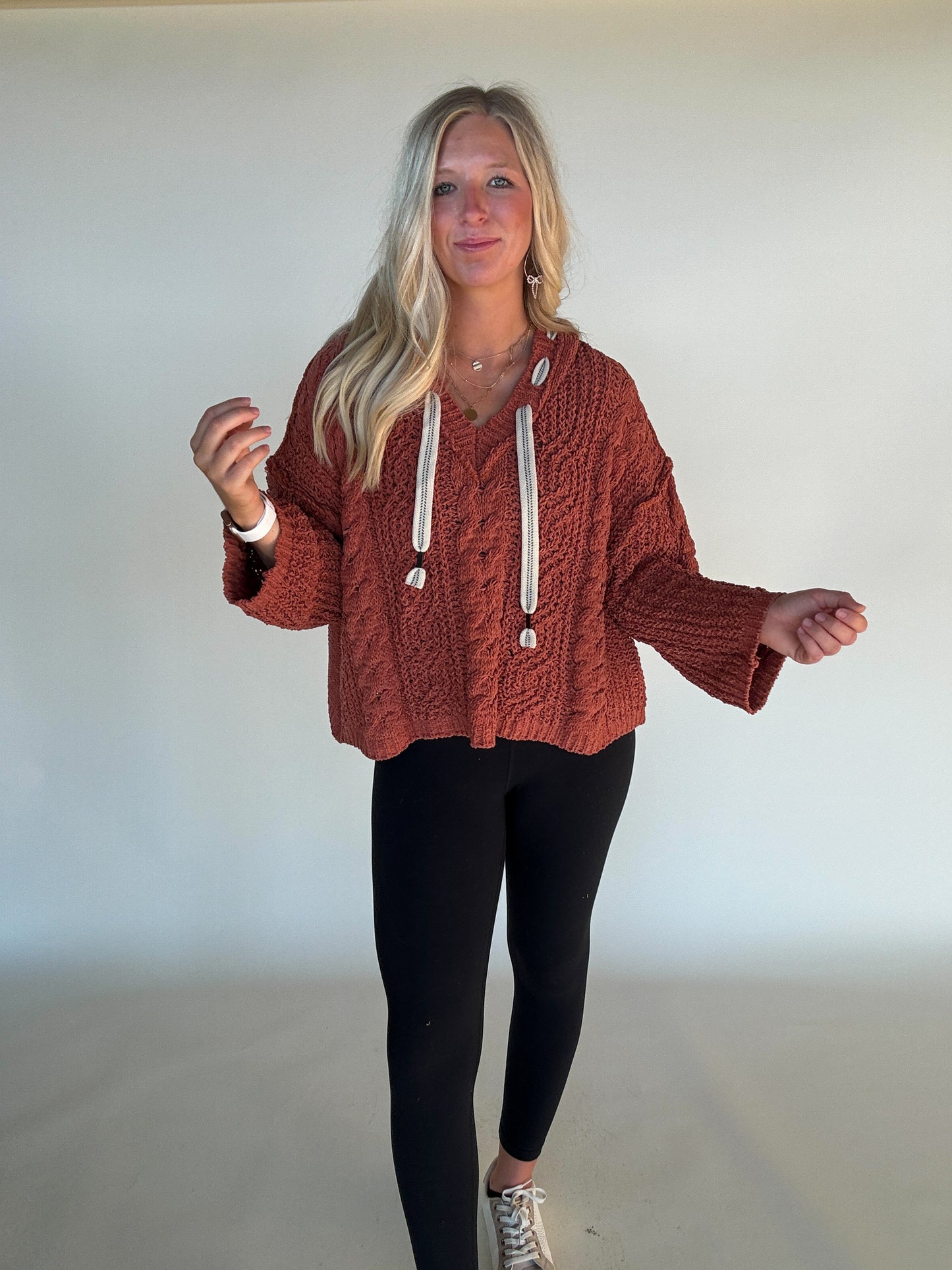 Next Model Sweater - Rust