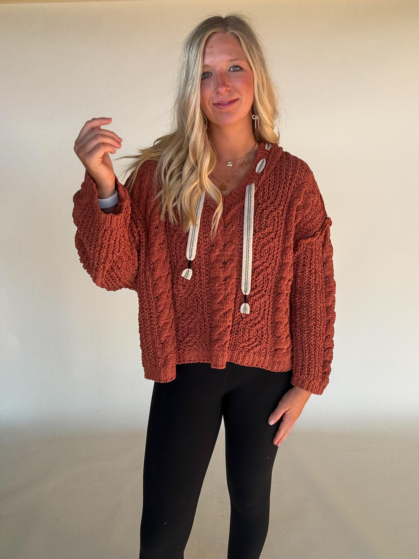 Next Model Sweater - Rust