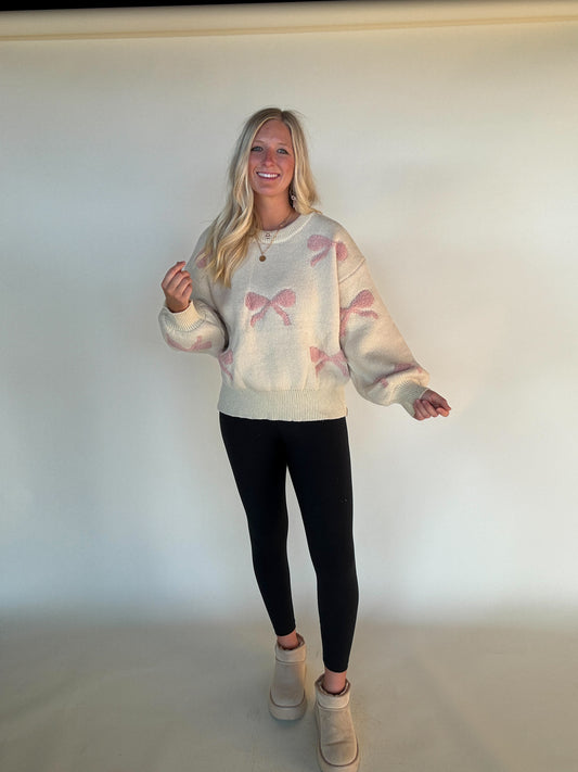 Tyla Bow Sweater