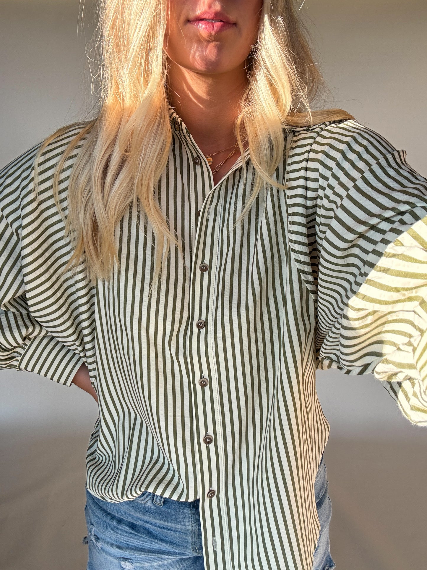 Piper Collared Button Down