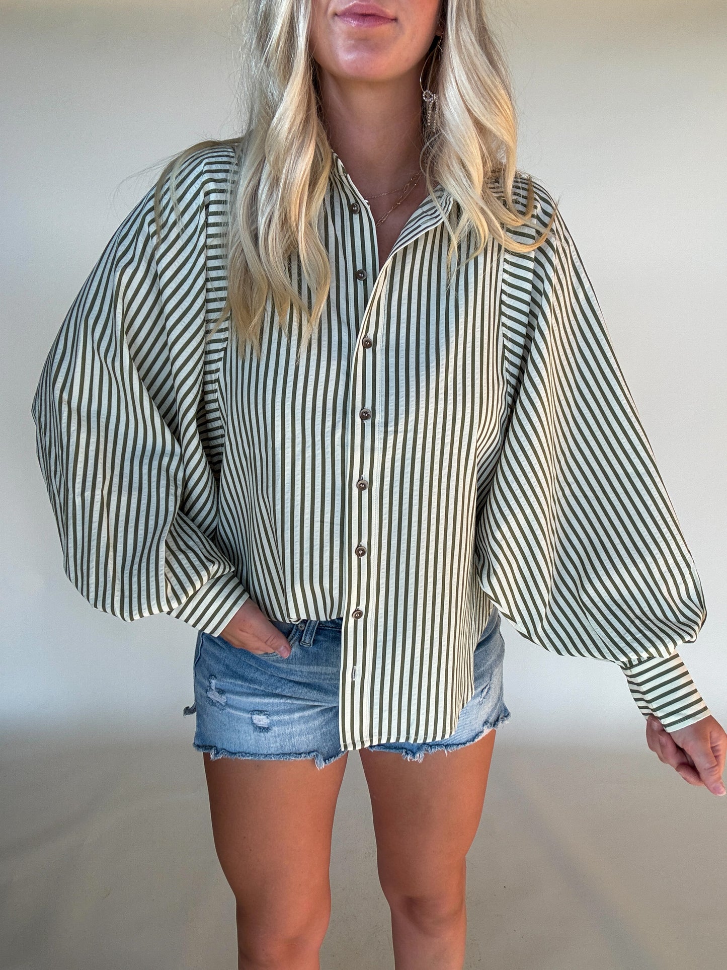 Piper Collared Button Down