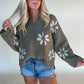 Golden Days Sweater Hoodie - Olive