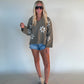 Golden Days Sweater Hoodie - Olive