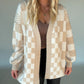 Checker Board Cardigan