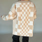 Checker Board Cardigan