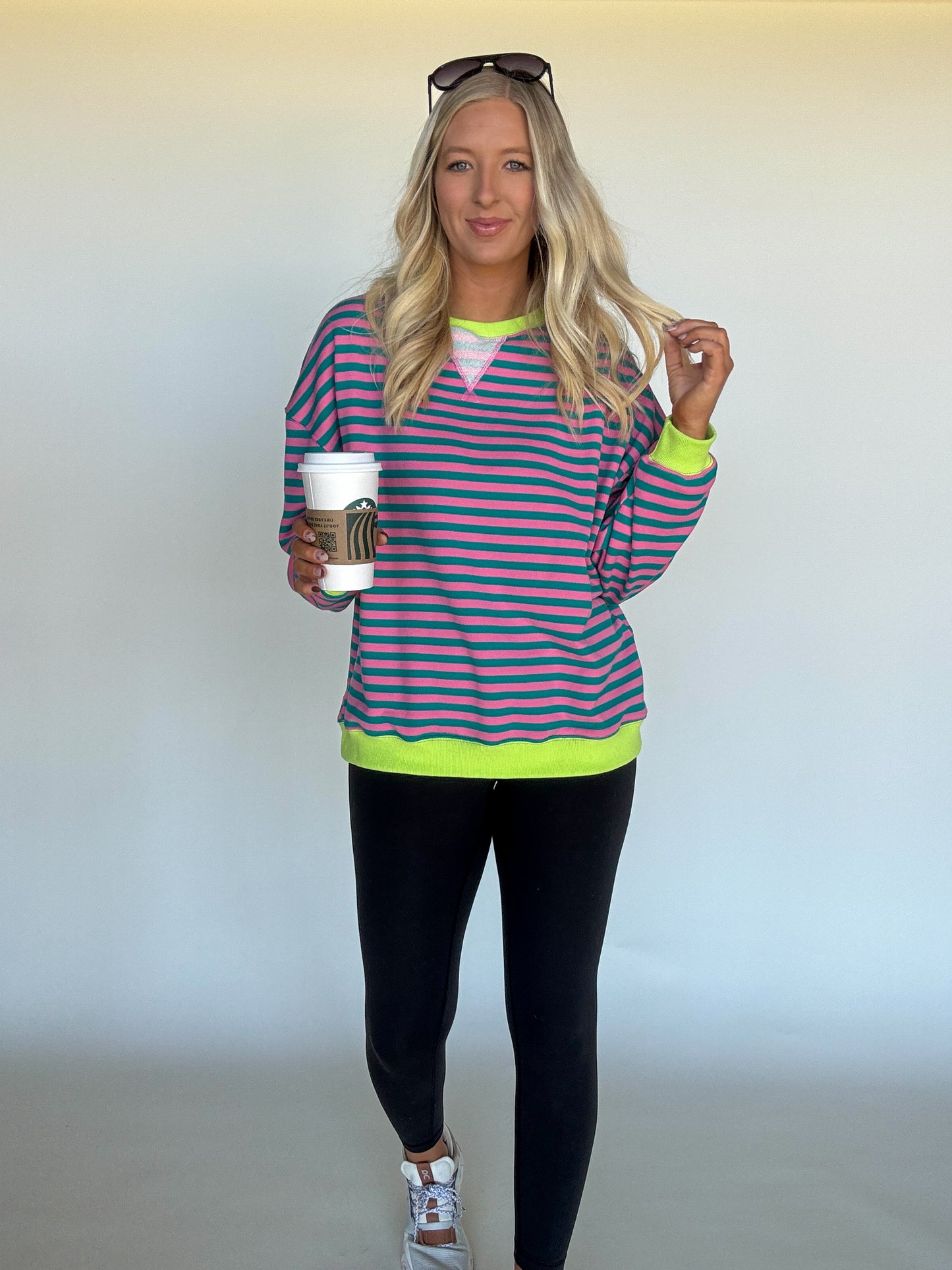 Perry Striped Sweatshirt