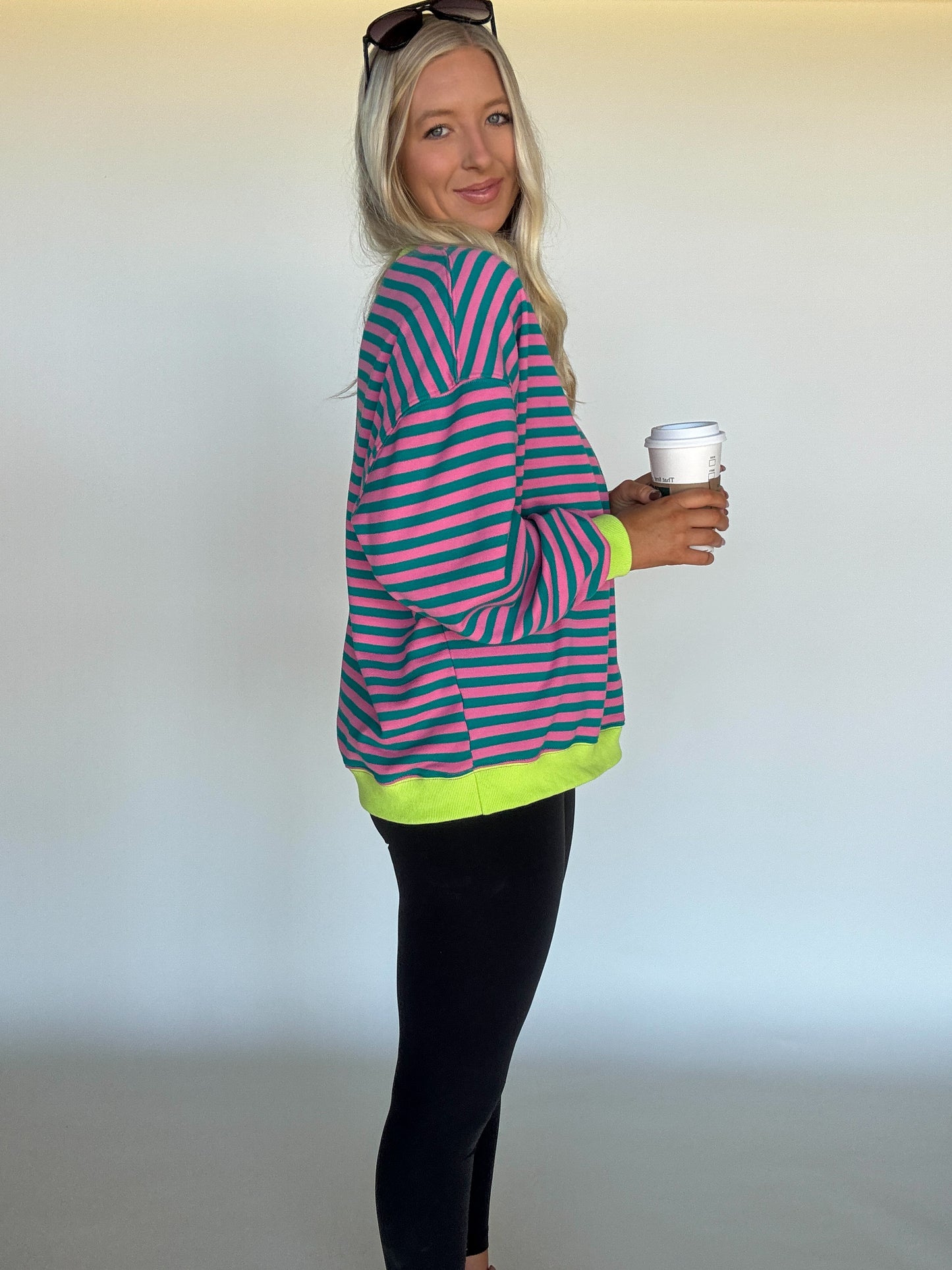 Perry Striped Sweatshirt