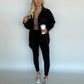 Reno Black Denim Jacket