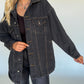 Reno Black Denim Jacket