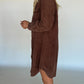 Brown Corduroy Dress