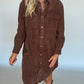Brown Corduroy Dress