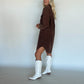 Brown Corduroy Dress