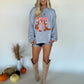Girly Pop Cowboy Boots Sweater