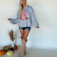 Girly Pop Cowboy Boots Sweater