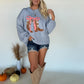 Girly Pop Cowboy Boots Sweater