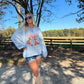 Girly Pop Cowboy Boots Sweater