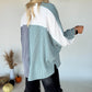 Mason Colorblock Ribbed Pullover