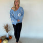 Golden Days Sweater - Baby Blue